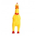 Rubber chicken for dog